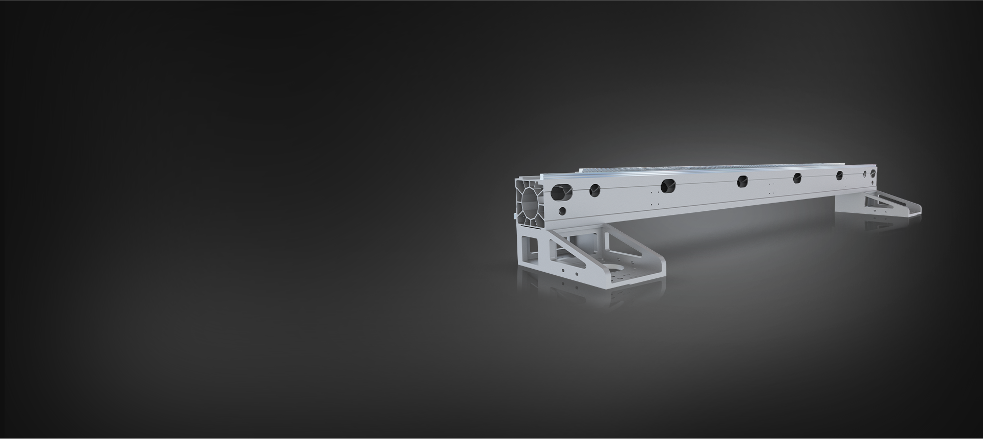 Aircraft aluminum beam